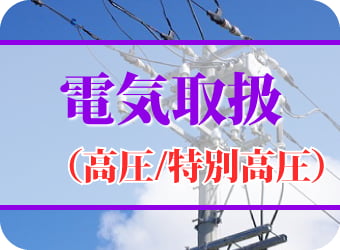 高圧/特別高圧電気取扱作業者（充電電路操作限定）