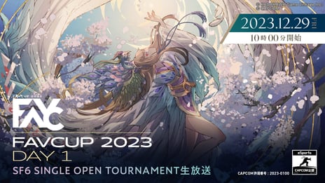 オフラインeスポーツ大会「FAVCUP2023」完全生中継！
ニコ生だけのハイタニ氏視点の生放送番組も決定
～ところざわサクラタウンにて12月29日-30日の2日間開催～