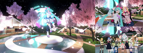桜吹雪く幻想的なVRワールドで初音ミクとお花見
『MIKU LAND β mini YOSAKURA』
～グリーティング、ミニライブやDJなどに大盛り上がり～
『MIKULAND 2021 ～SUMMER  VACATION～』今夏開催決定！